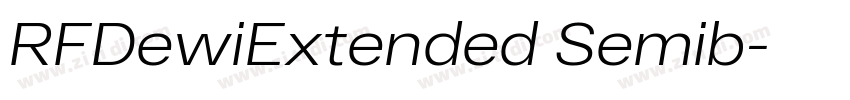 RFDewiExtended Semib字体转换
